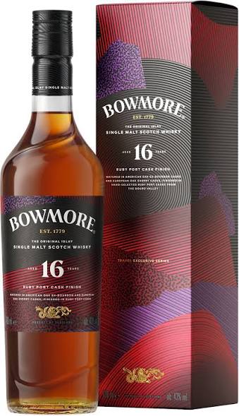 BOWMORE RUBY PORT CASK FINISH 16YO 700ML